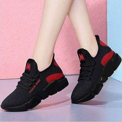 Soft Sole Fashion Leisure Travel Walking Shoes For Women Women DealSniper.net Red 35