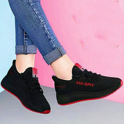 Soft Sole Fashion Leisure Travel Walking Shoes For Women Women DealSniper.net 550Red 35