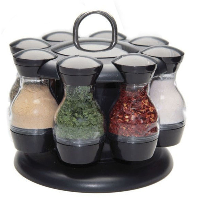 Double-layer Rotating Spice Rack For Household Kitchen Kitchen DealSniper.net