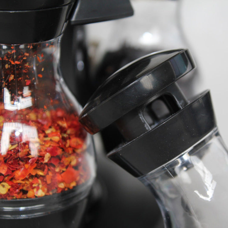 Double-layer Rotating Spice Rack For Household Kitchen Kitchen DealSniper.net