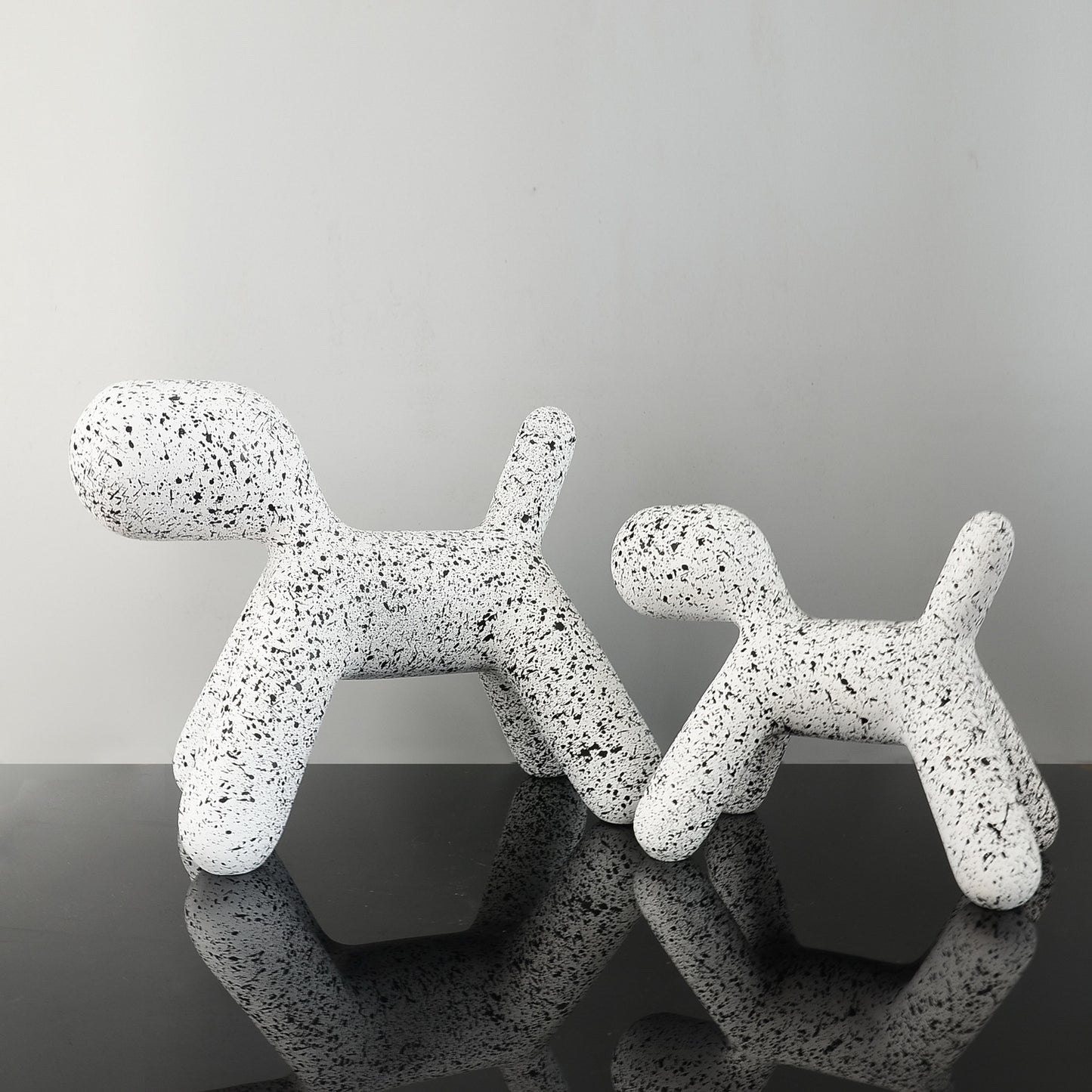Resin Creative Balloon Abstract Dog Ornament Home Decor Gym From House