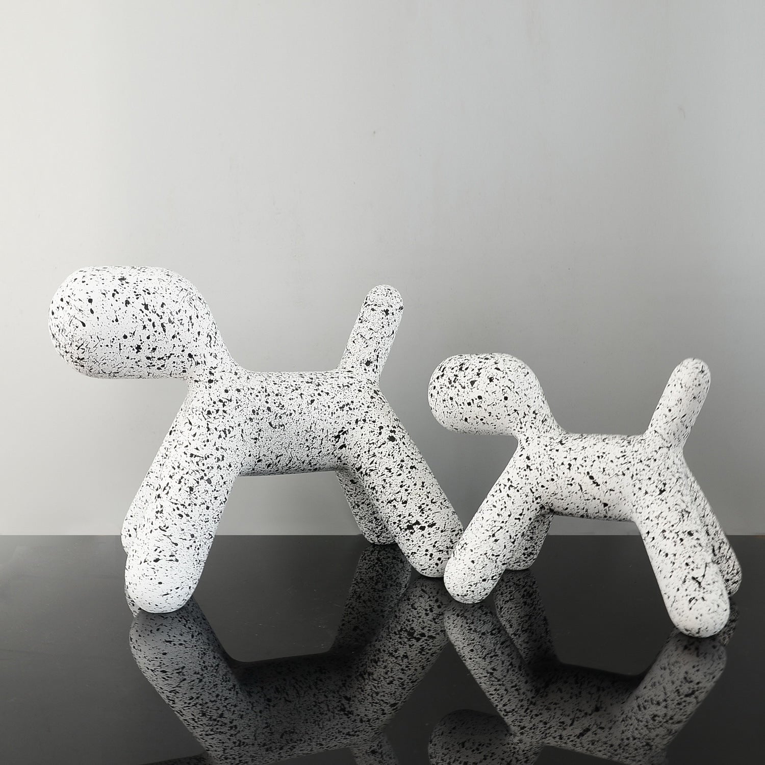 Resin Creative Balloon Abstract Dog Ornament Home Decor Gym From House