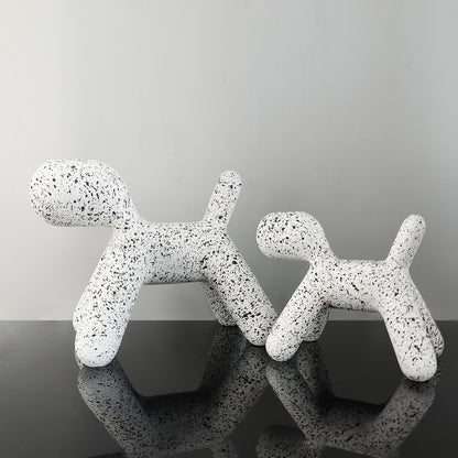 Resin Creative Balloon Abstract Dog Ornament Home Decor Gym From House