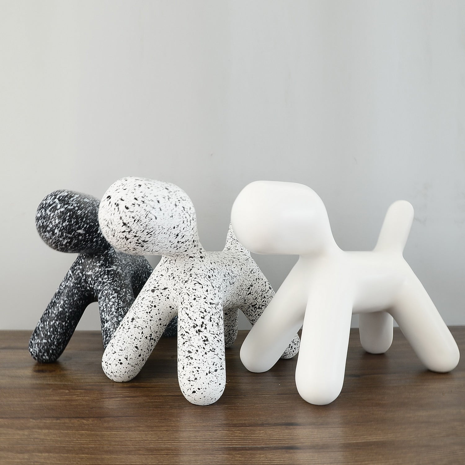 Resin Creative Balloon Abstract Dog Ornament Home Decor Gym From House
