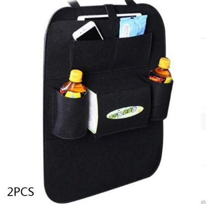 Multi-Purpose Auto Seat Organizer Bag Vehicle dealsniper-net Black 2pcs