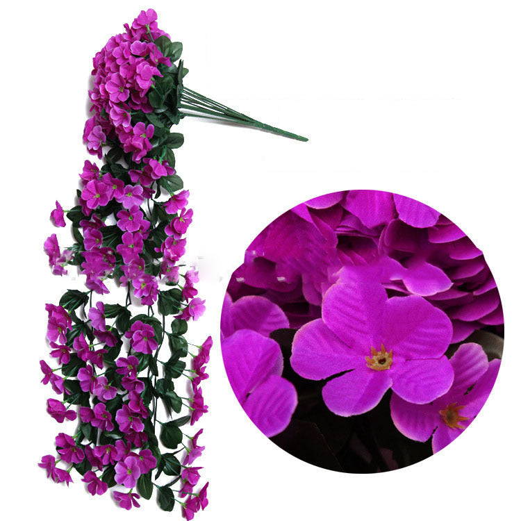 Creative Home Decoration Flower Vine Home Decor dealsniper-net Purple