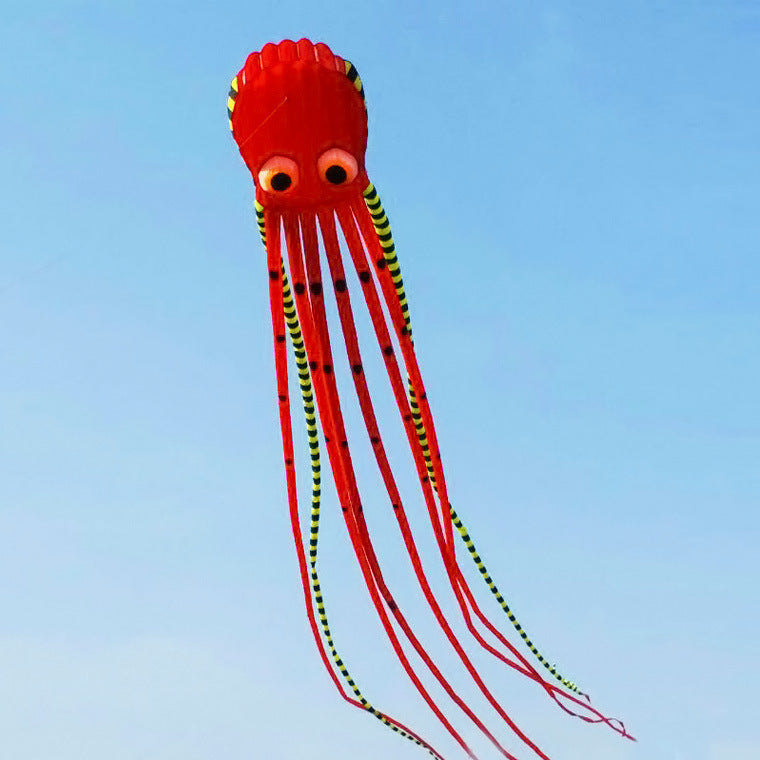 3D Three-Dimensional Software Large Octopus Kite Kids dealsniper-net 8style