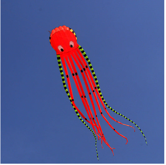 3D Three-Dimensional Software Large Octopus Kite Kids dealsniper-net 1style