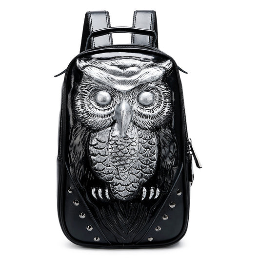 Fashion Bag Women Sand European And American Beach Waterproof Animal Backpack Women dealsniper-net Silver