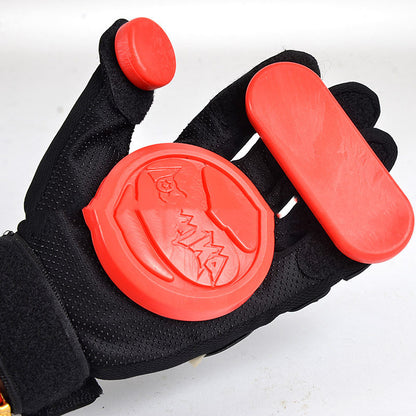 Downhill Skateboard Gloves Roller Long Board Slider Skateboard Turning Gloves Slide Brake Gloves Men dealsniper-net