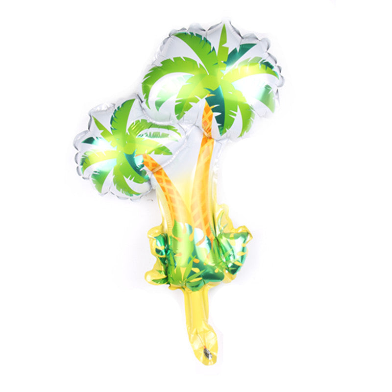 Tropical Plant Coconut Tree Cactus Aluminum Foil Balloon Gifts