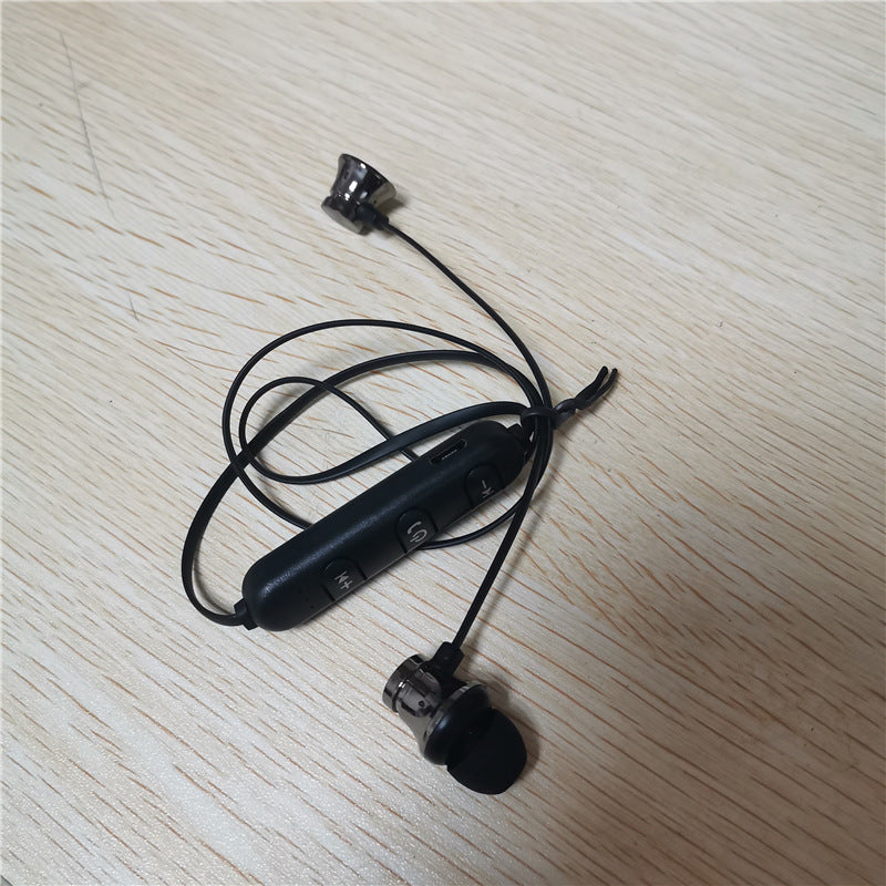 Bluetooth Headset Magnetic Movement Anti-lost Neck Hanger Electronics DealSniper.net Grey A