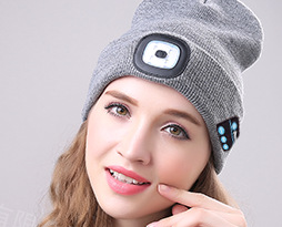 Bluetooth LED Hat Wireless Smart Headset Headphone Gadgets dealsniper-net