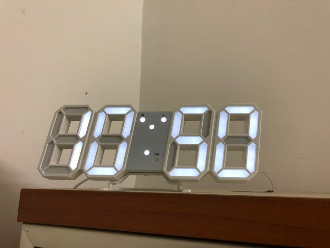 3D Luminous LED Digital Clock, Simple And Versatile At Home House DealSniper.net