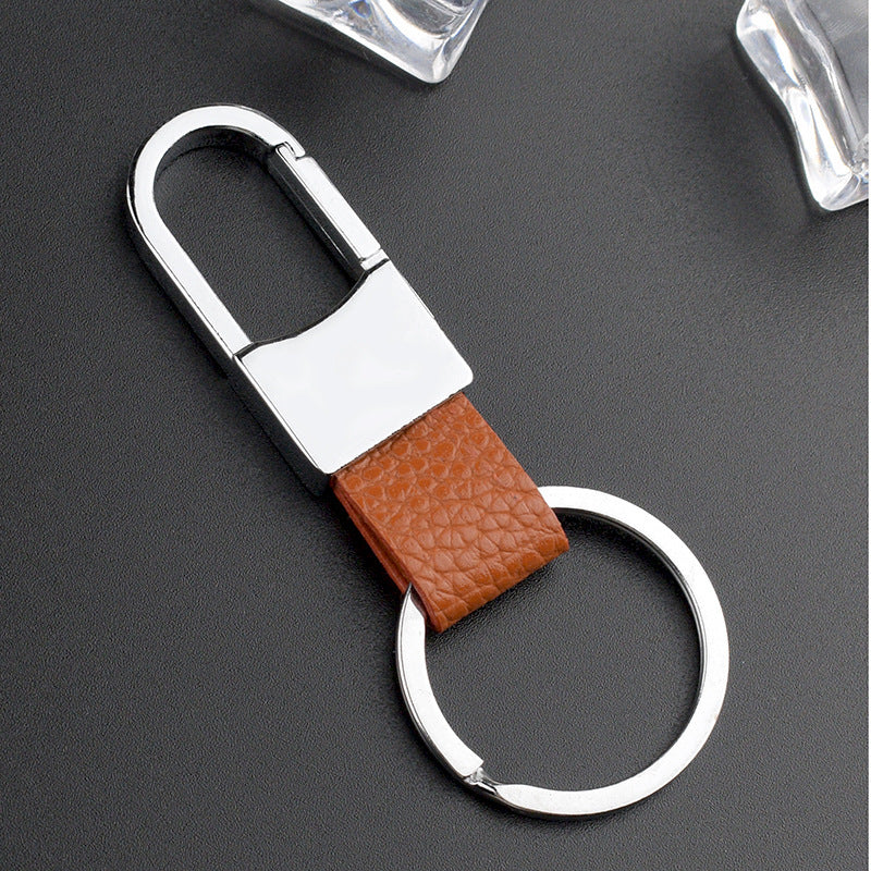 Creative Leather Keychain Men's Creative Gift Key Chain