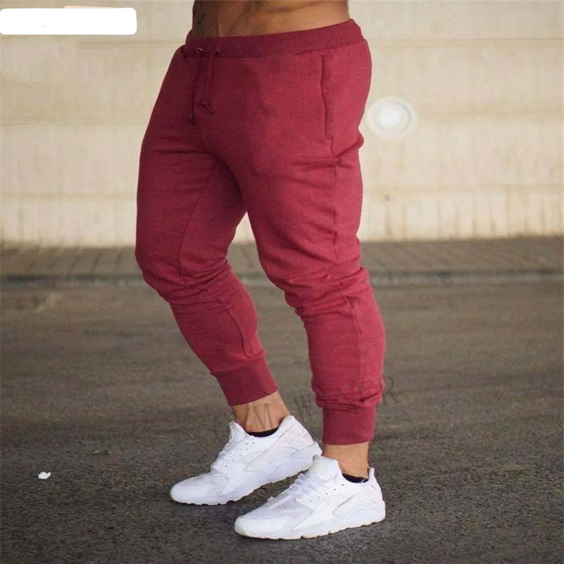 Sports pants fitness football training pants Men DealSniper.net Red 3XL