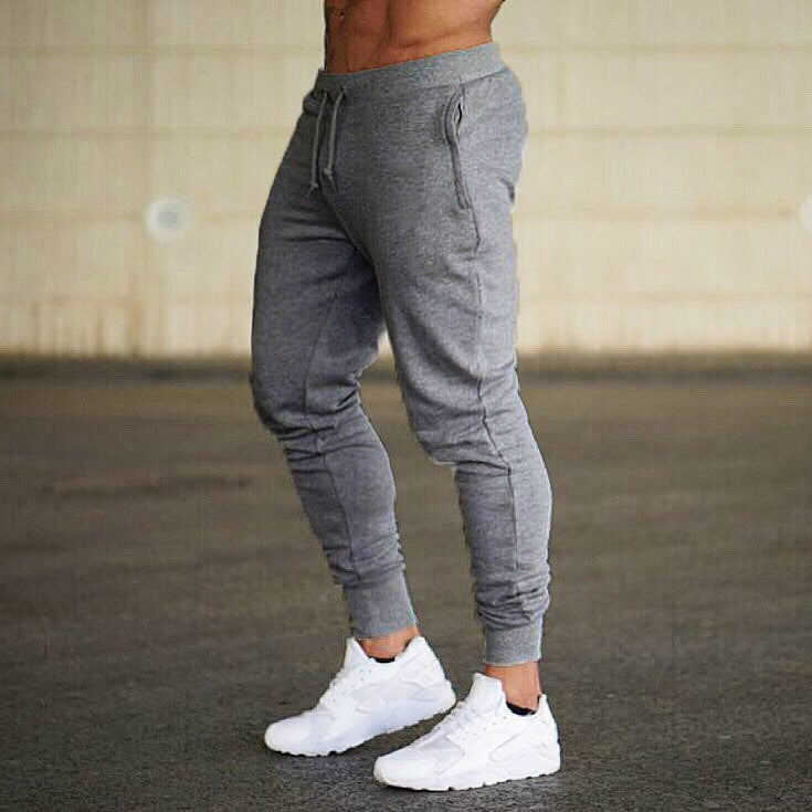 Sports pants fitness football training pants Men DealSniper.net Dark gray 3XL