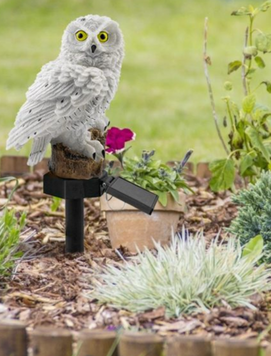 Solar Owl Garden Light Outdoor LED Lawn Lamp For Garden Garden dealsniper-net