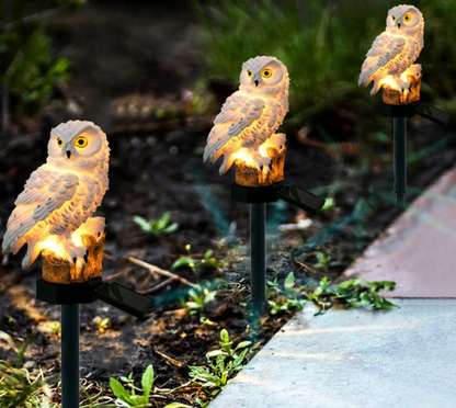 Solar Owl Garden Light Outdoor LED Lawn Lamp For Garden Garden dealsniper-net
