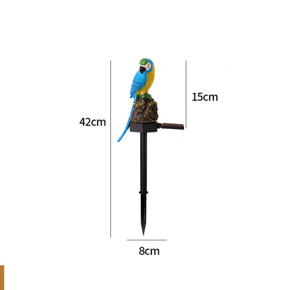 Solar Owl Garden Light Outdoor LED Lawn Lamp For Garden Garden dealsniper-net Blue