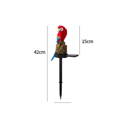 Solar Owl Garden Light Outdoor LED Lawn Lamp For Garden Garden dealsniper-net Red