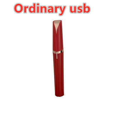 Flawlessly Brows Electric Eyebrow Remover Beauty dealsniper-net Red Ordinary usb