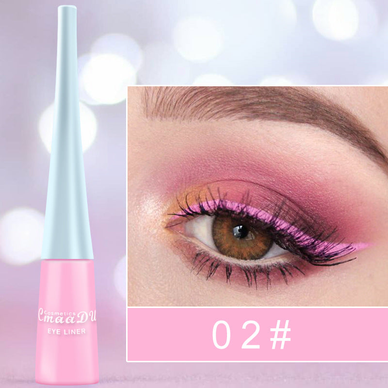 17 Color Liquid Eyeliner Matte Quick-Drying Color Eyeliner Beauty Gym From House 2 Style