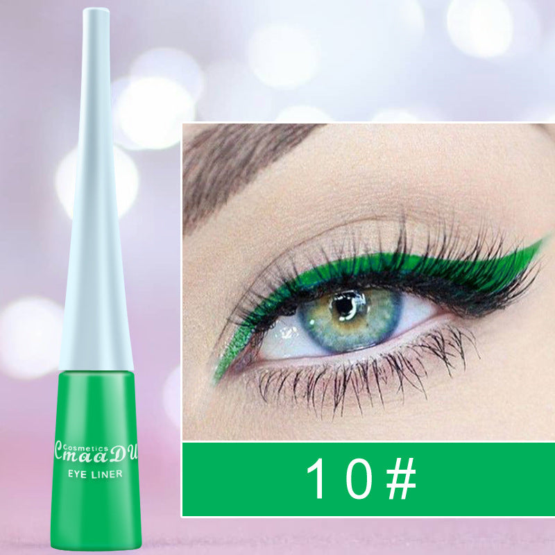 17 Color Liquid Eyeliner Matte Quick-Drying Color Eyeliner Beauty Gym From House 10style