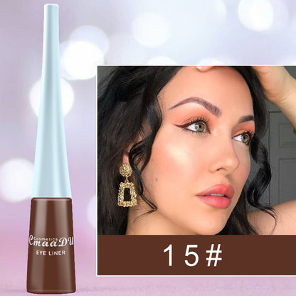 17 Color Liquid Eyeliner Matte Quick-Drying Color Eyeliner Beauty Gym From House 15 Style