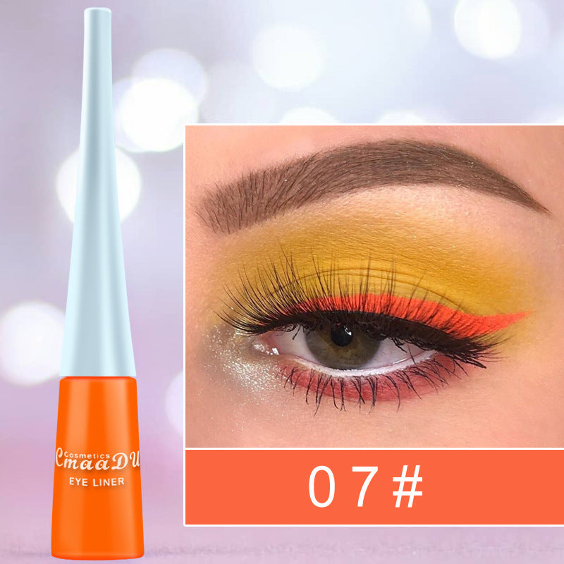 17 Color Liquid Eyeliner Matte Quick-Drying Color Eyeliner Beauty Gym From House 7 Style