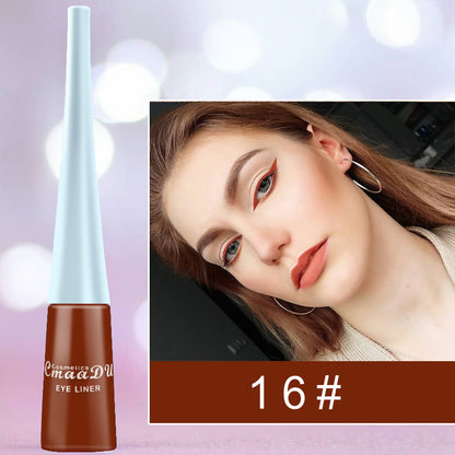 17 Color Liquid Eyeliner Matte Quick-Drying Color Eyeliner Beauty Gym From House 16 Style