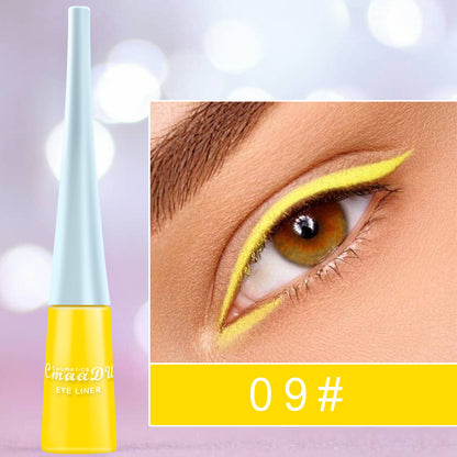 17 Color Liquid Eyeliner Matte Quick-Drying Color Eyeliner Beauty Gym From House 9style
