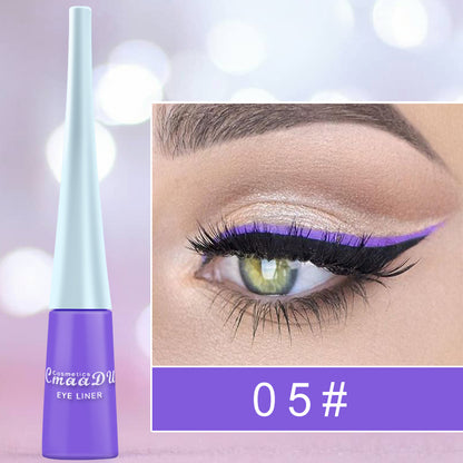 17 Color Liquid Eyeliner Matte Quick-Drying Color Eyeliner Beauty Gym From House 5 Style