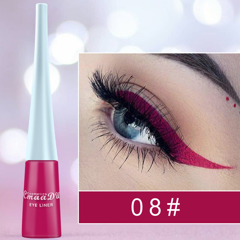 17 Color Liquid Eyeliner Matte Quick-Drying Color Eyeliner Beauty Gym From House 8 Style