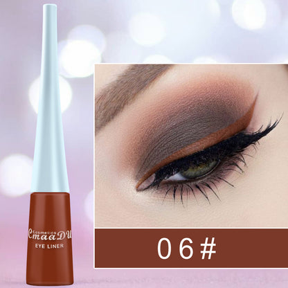 17 Color Liquid Eyeliner Matte Quick-Drying Color Eyeliner Beauty Gym From House 6 Style