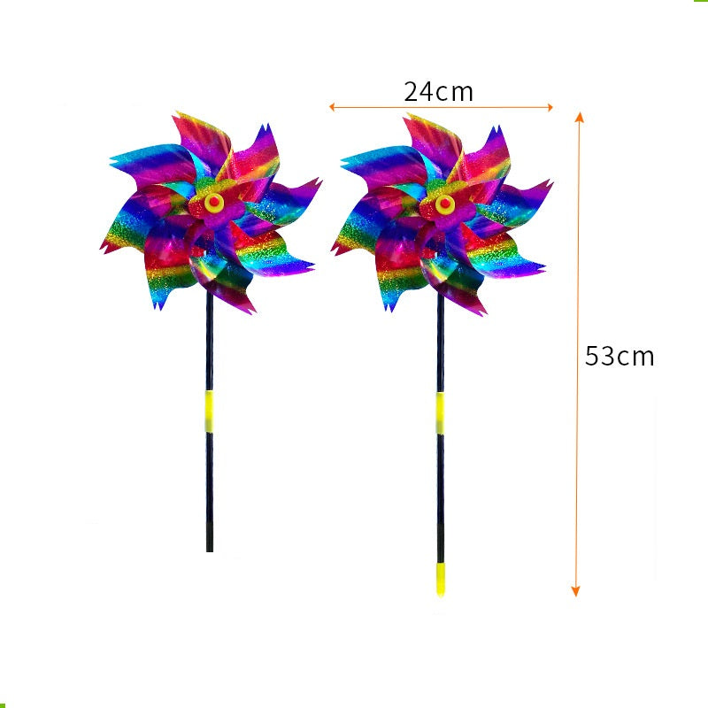 Bird Repeller Pinwheels Reflective Sparkly Bird Deterrent Protect Plant Garden dealsniper-net