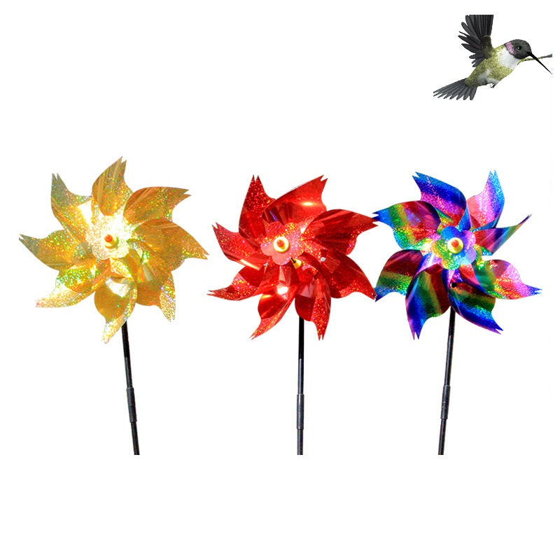 Bird Repeller Pinwheels Reflective Sparkly Bird Deterrent Protect Plant Garden dealsniper-net