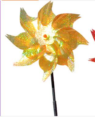 Bird Repeller Pinwheels Reflective Sparkly Bird Deterrent Protect Plant Garden dealsniper-net Gold Octagonal windmill