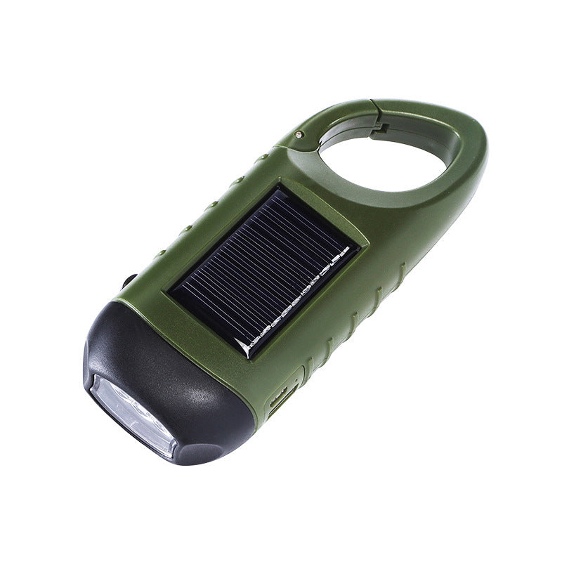 Outdoor Hand-cranked Power Generation Led Flashlight