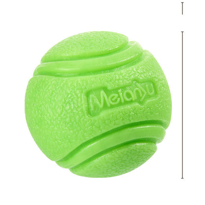 Pet Dog Bouncy Ball Bite-resistant Solid Ball Rubber Bite Pets dealsniper-net Green L