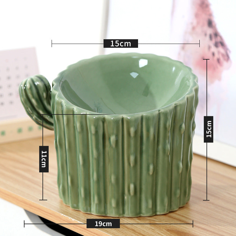 Cat Bowl Ceramic Protecting Cervical Spine Pets DealSniper.net A