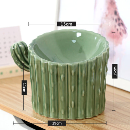 Cat Bowl Ceramic Protecting Cervical Spine Pets DealSniper.net A