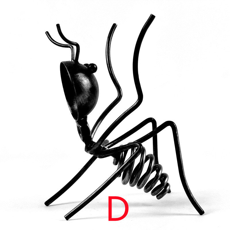 Creative Ant Animal Iron Wine Rack Bottle Holder Poised Cabinet Kitchen DealSniper.net Black D