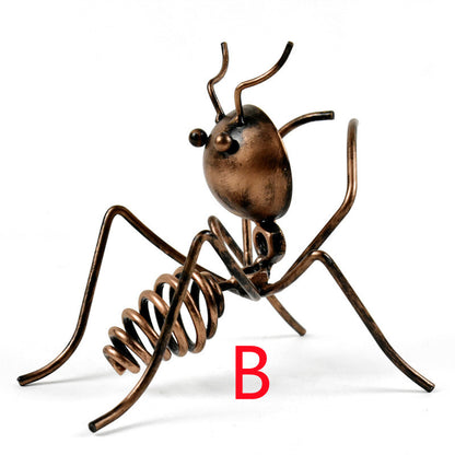 Creative Ant Animal Iron Wine Rack Bottle Holder Poised Cabinet Kitchen DealSniper.net Red B
