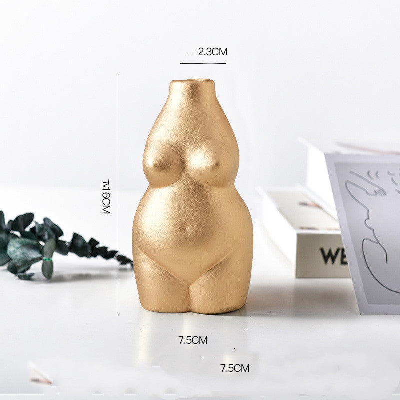 Modern Minimalist Creative Decoration Utensils Artist Home Home Decor DealSniper.net Gold