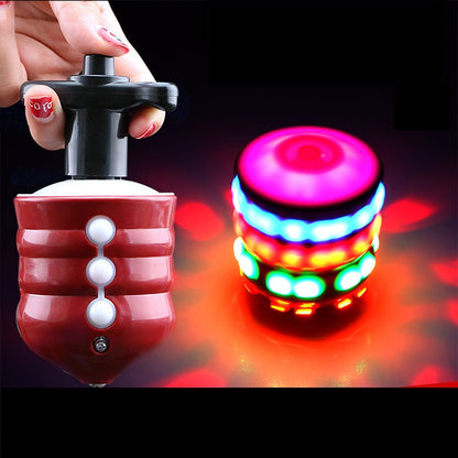 Colorful Flash LED Light Spinning Top Laser Music Gyroscope Gifts