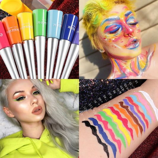 17 Color Liquid Eyeliner Matte Quick-Drying Color Eyeliner Beauty Gym From House