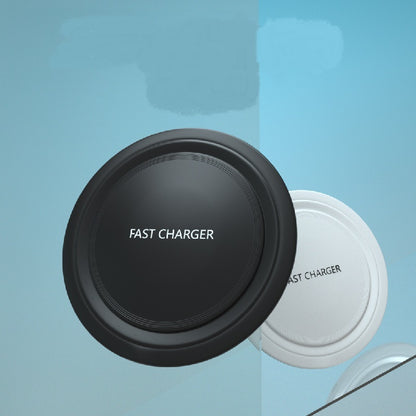 Desktop Private Mold Round Wireless Charger Electronics dealsniper-net Black