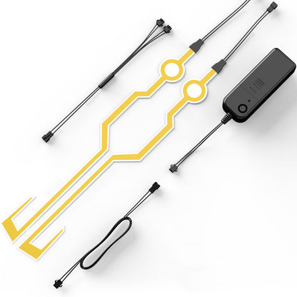 2 Pcs Motorcycle Night Riding Cold Light Vehicle DealSniper.net