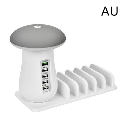 2 In 1 Multifunction Mushroom Lamp LED Lamp Holder Electronics DealSniper.net White AU